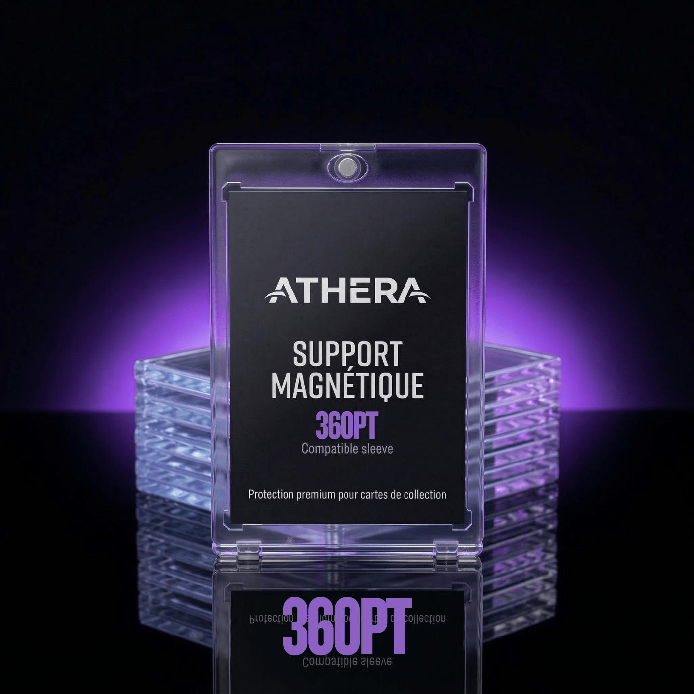 3 Protections Magnétiques One Touch 360PT — Porte - Carte Ultra Thick & Logoman | ATHERA360 - ATHERA360