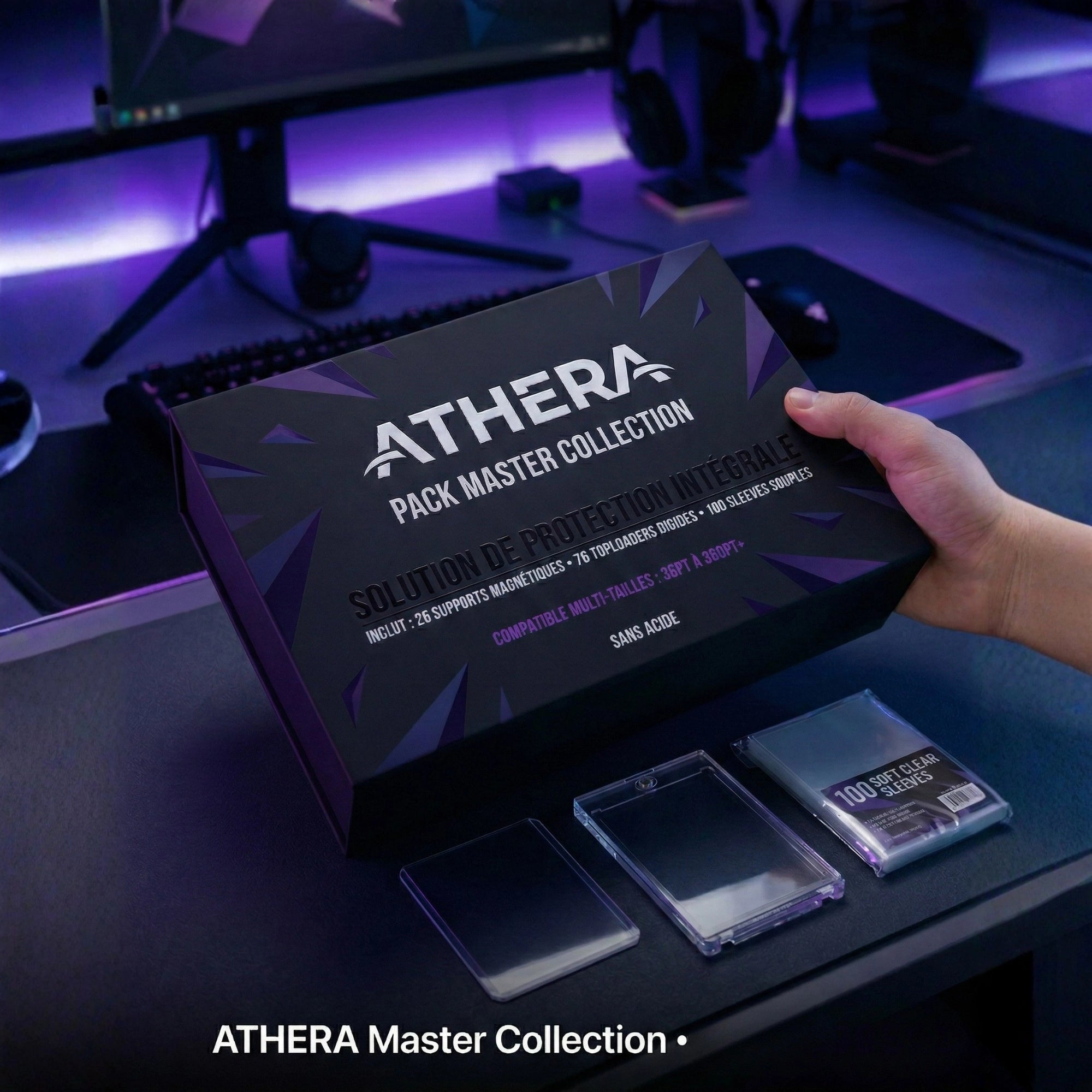 ATHERA Pack Master Collection - Kit de Protection Intégrale pour Cartes de Collection ( 35PT à 360PT) - ATHERA360