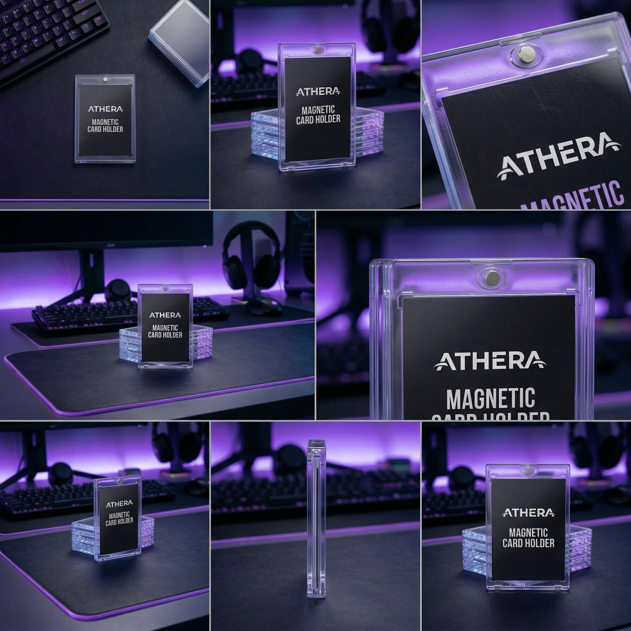 ONE - TOUCH Magnetic Card Holder Pack 26pcs – 35PT 55PT 75PT 130PT 180PT 260PT 360PT - ATHERA360