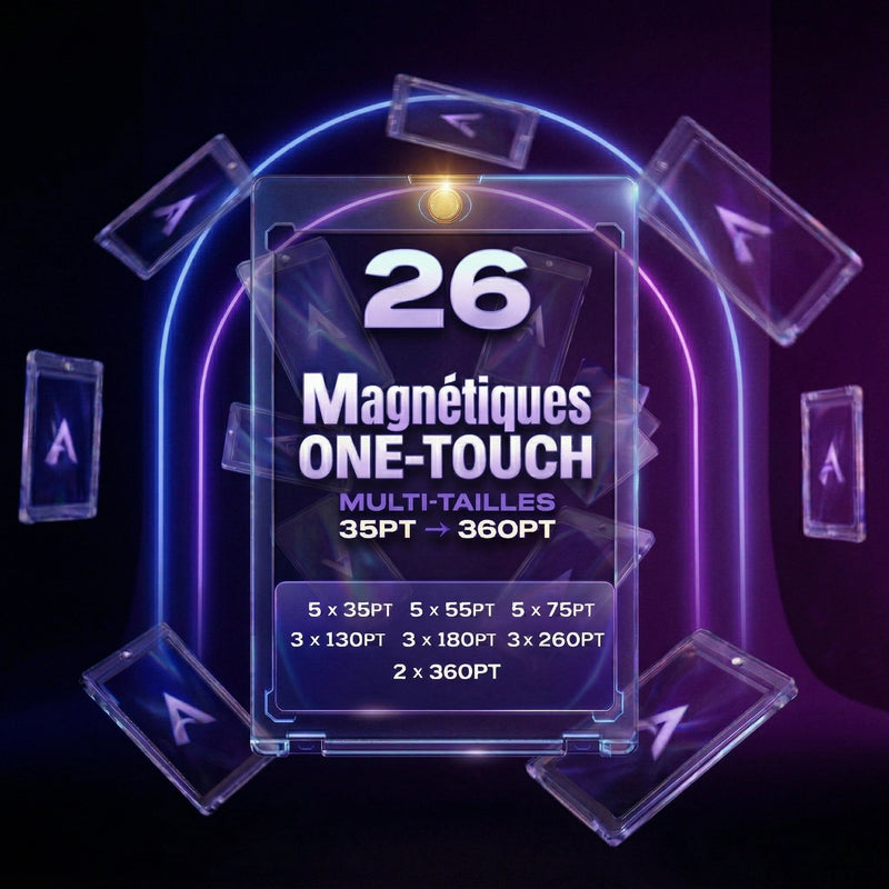 ONE - TOUCH Magnetic Card Holder Pack 26pcs – 35PT 55PT 75PT 130PT 180PT 260PT 360PT - ATHERA360