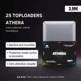 Pack 25 : Toploaders ATHERA (x25) - Protection Rigide Premium pour Cartes de Collection - 35PT - ATHERA360