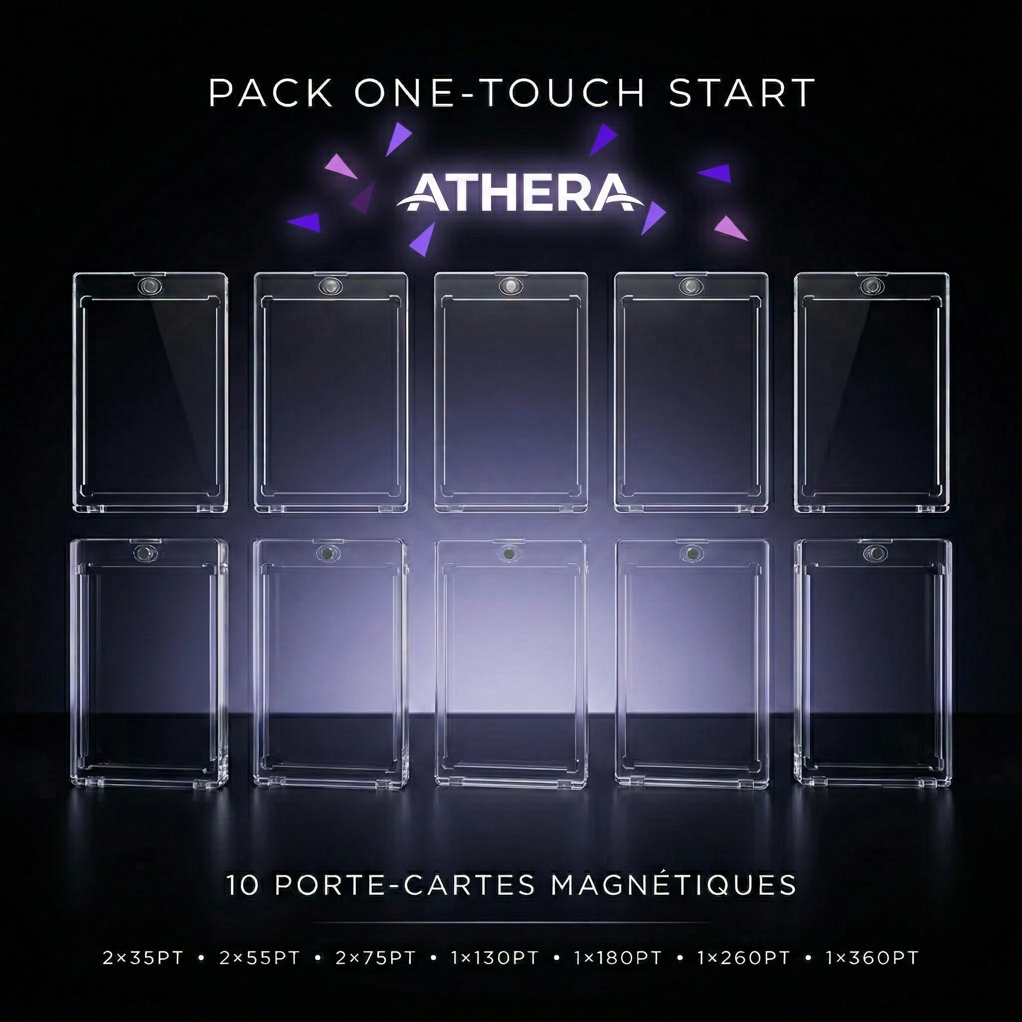 Pack One - Touch Athera Start – Assortiment 35PT à 360PT | Porte - Cartes Magnétique - ATHERA360