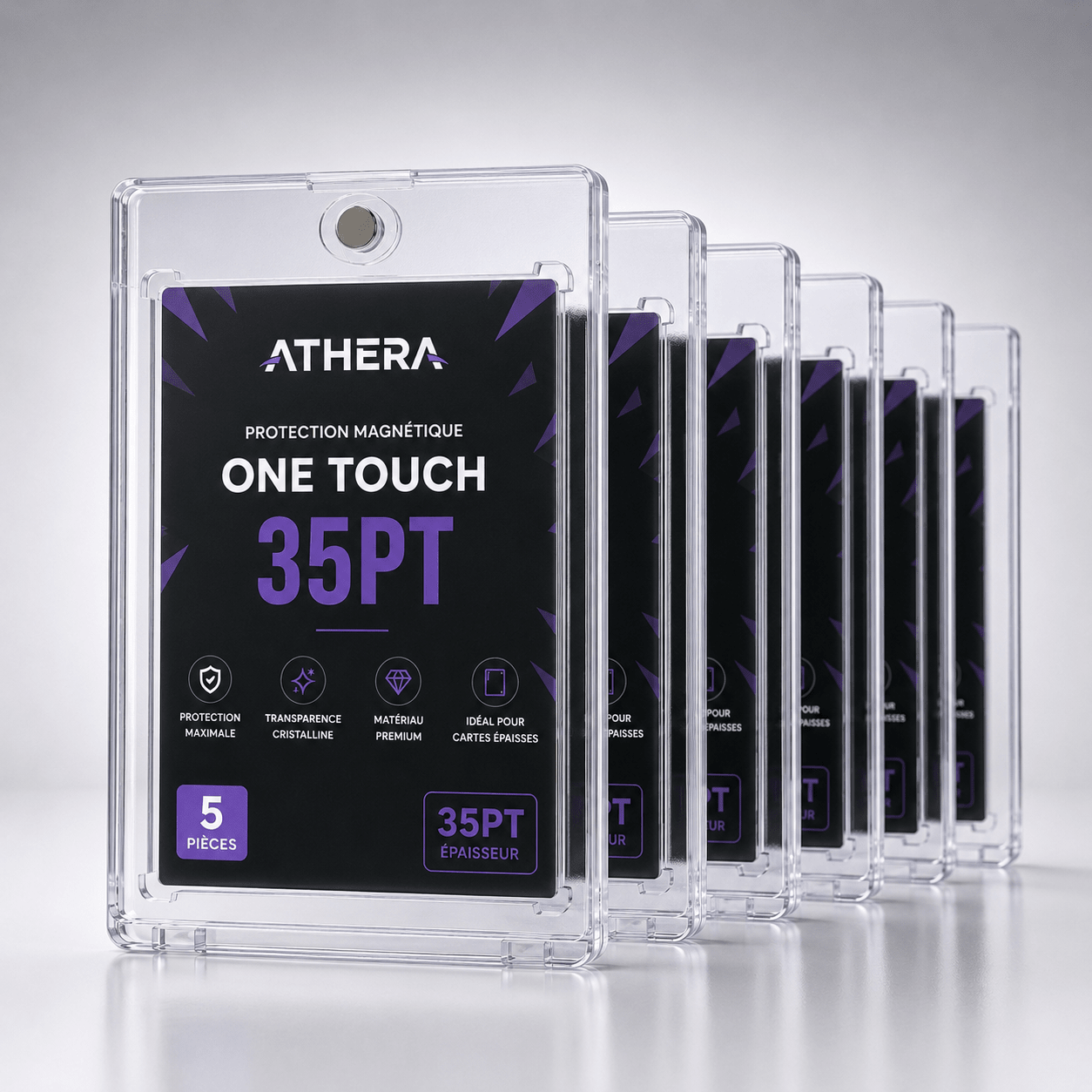 Protection Magnétique One - Touch ATHERA 35PT Lot de 5 | Protection One - Touch magnétique 35PT - ATHERA360
